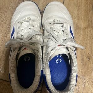 Adidas Copa Indoor Soccer cleats with Blue Accents